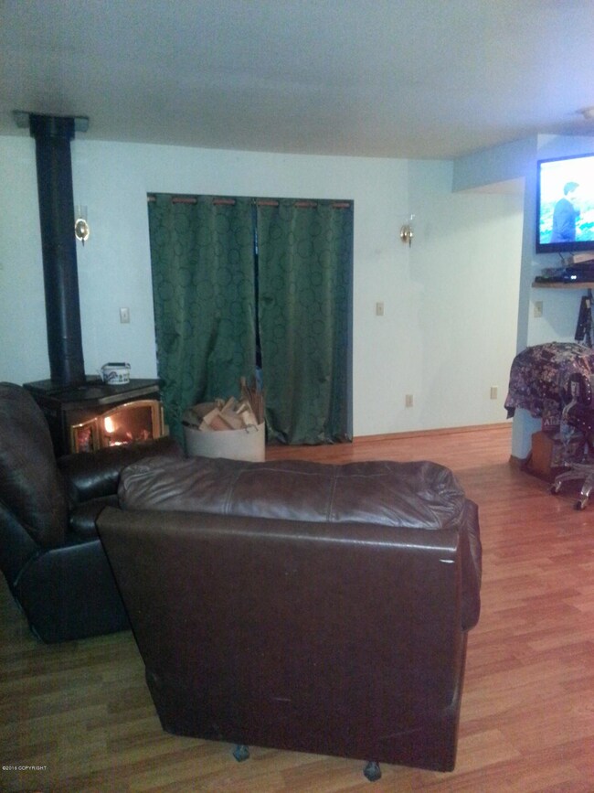 Living room with Den Access