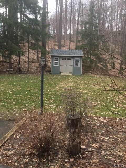 Shed in the backyard.