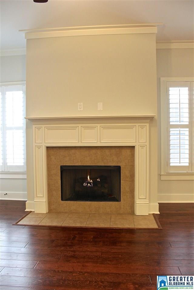 Ventless gas logs in great room