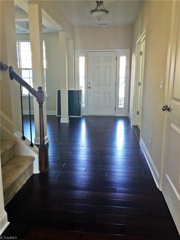 Beautiful entry with tons of hardwoods