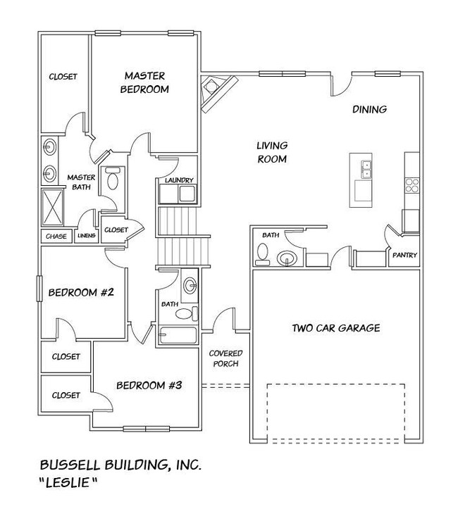 Leslie Floor Plan - Main Level