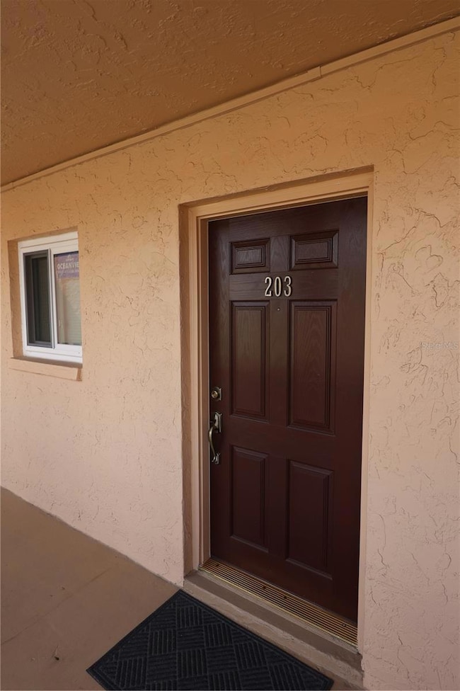 Updated entry door and windows