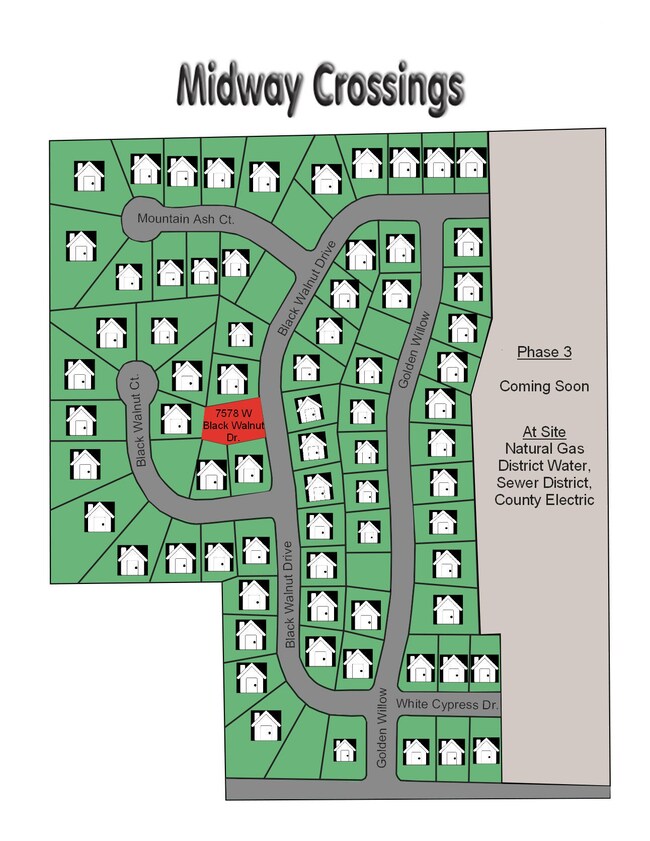 Black Walnut Plat Subdivision