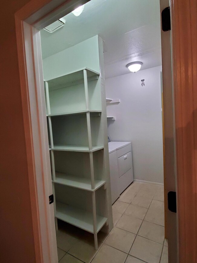 Pantry off kitchen