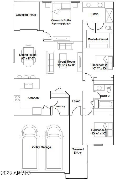 Coronado Premier 3560 Floorplan
