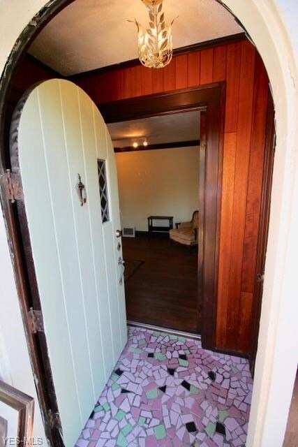 Front entrance door