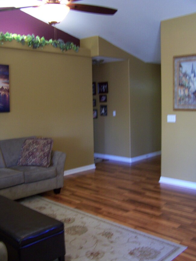 beautiful flooring and mood lighting