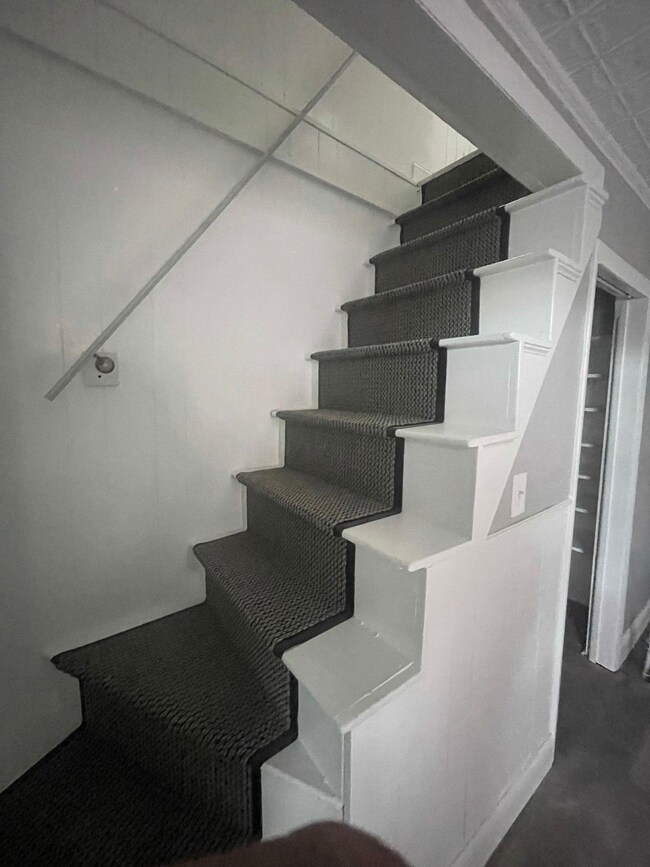 Stairs going to 2nd floor on Unit 2 townhouse style