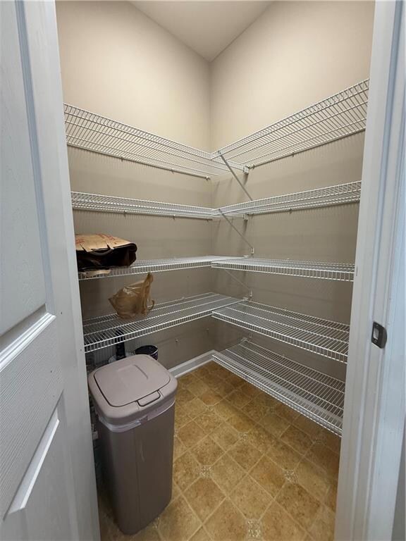 View of storage area