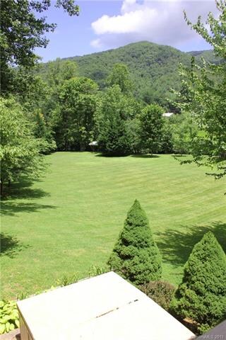 View from upper deck, hot tub below on lower patio