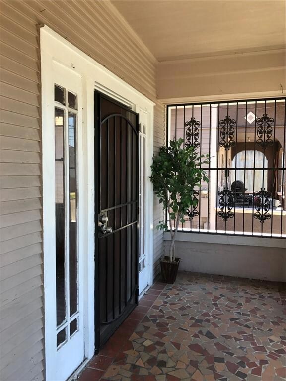 Traditional screen porch.
