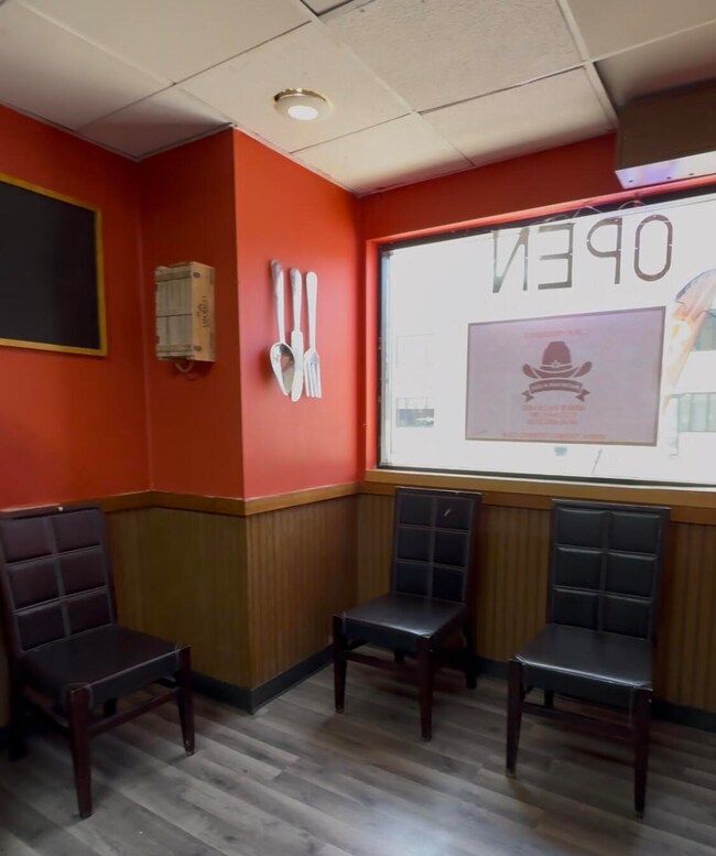 Take out waiting area