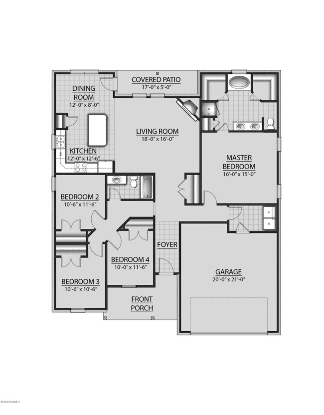 Redwood A-G IV - Floor Plan