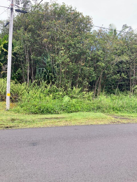 front of land
