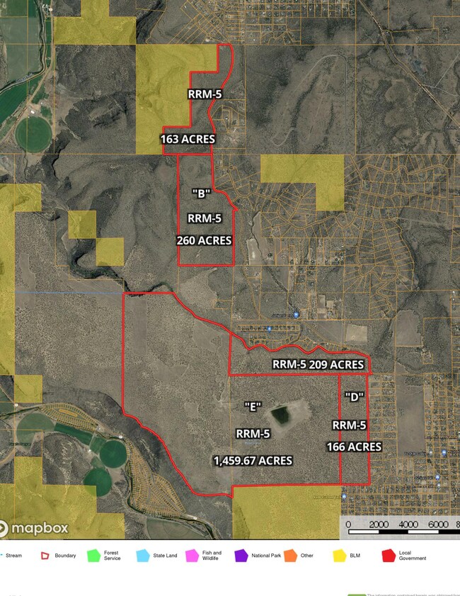 Stearns Land Company Map for MLS
