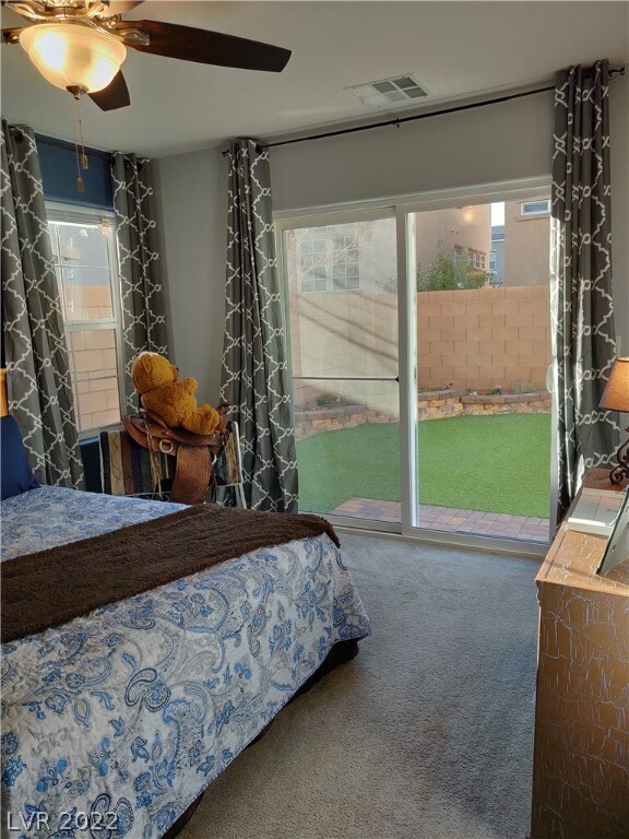 The slider to backyard & window allow the sunlight