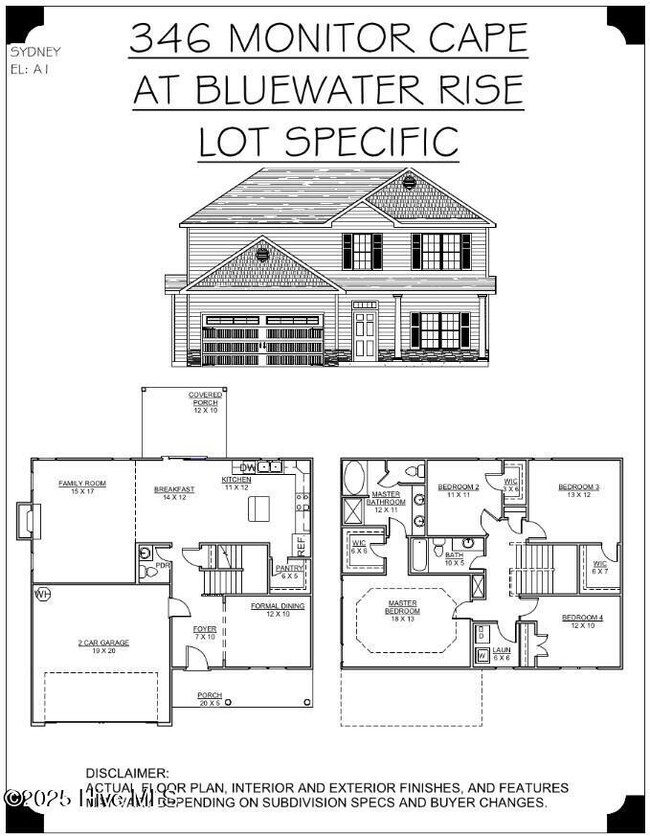 Lot Specific Floor Plan Lot 346