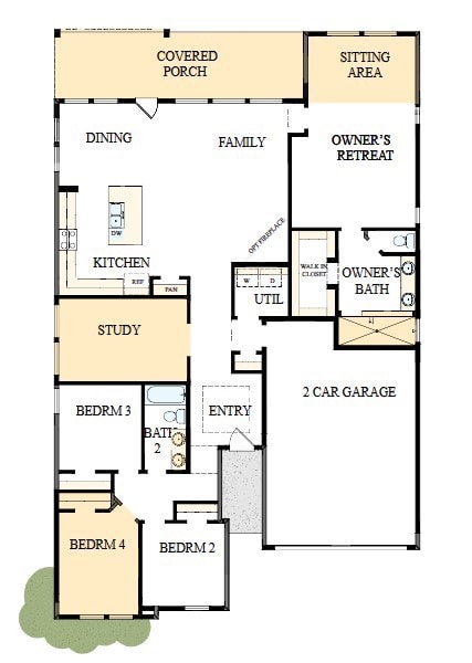The success of a floor plan is the way you can mov