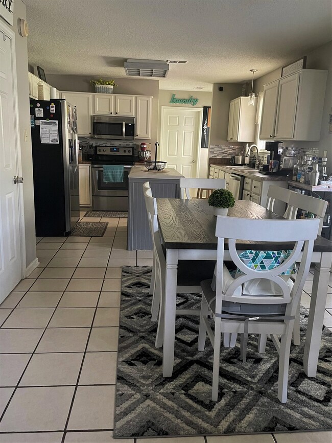 Tile floor with plenty of counter space
