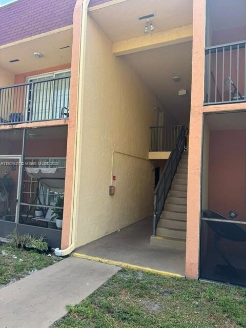FRONT OF STRUCTURE