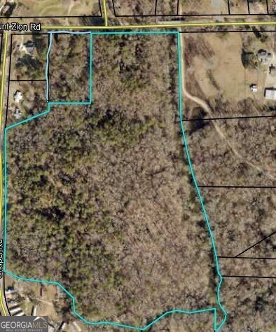 Aerial Map Showing the 2 Parcels Combined