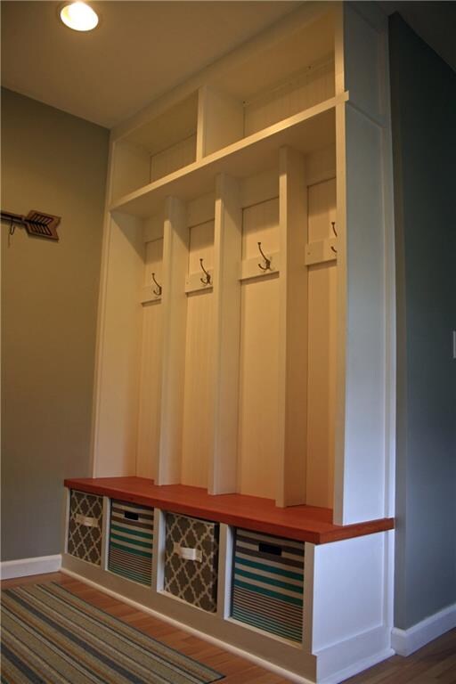 Custom mud room lockers