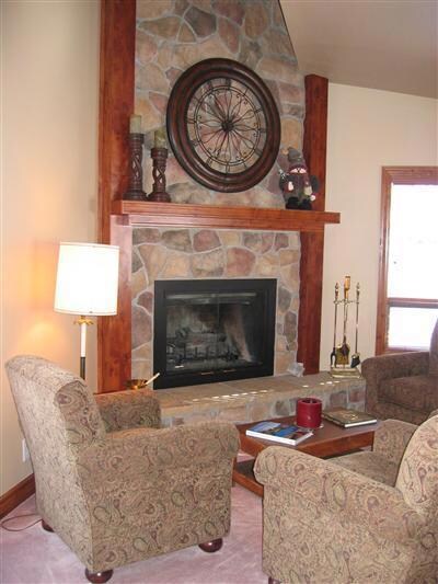 Great room hearth
