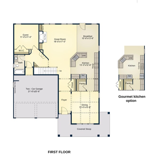 FIRST FLOOR PLAN (The Halifax)
