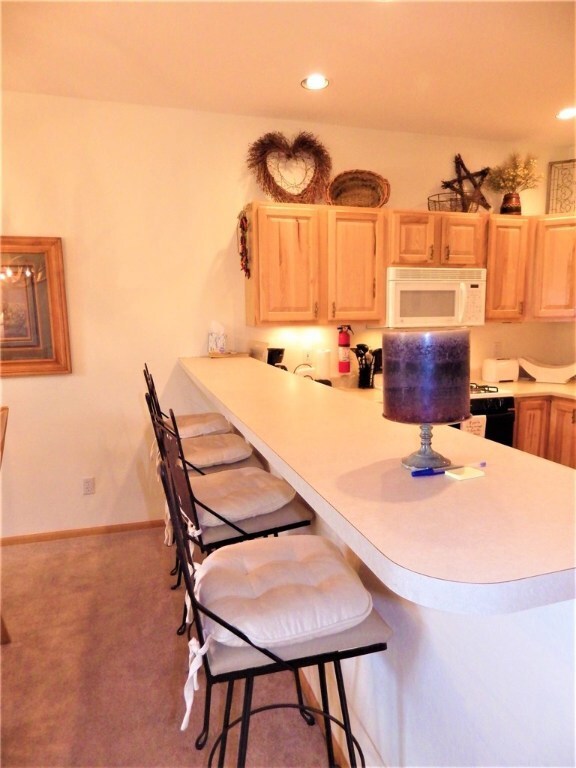 Bar in kitchen
