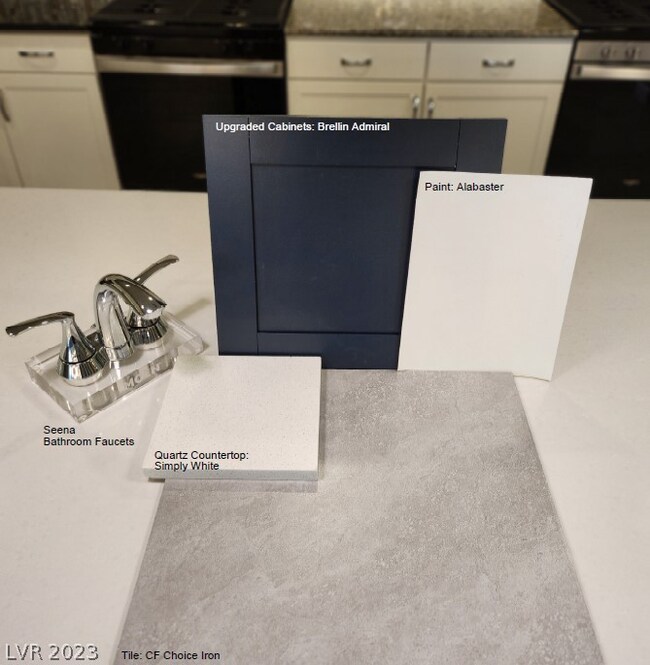 Selected finishes.