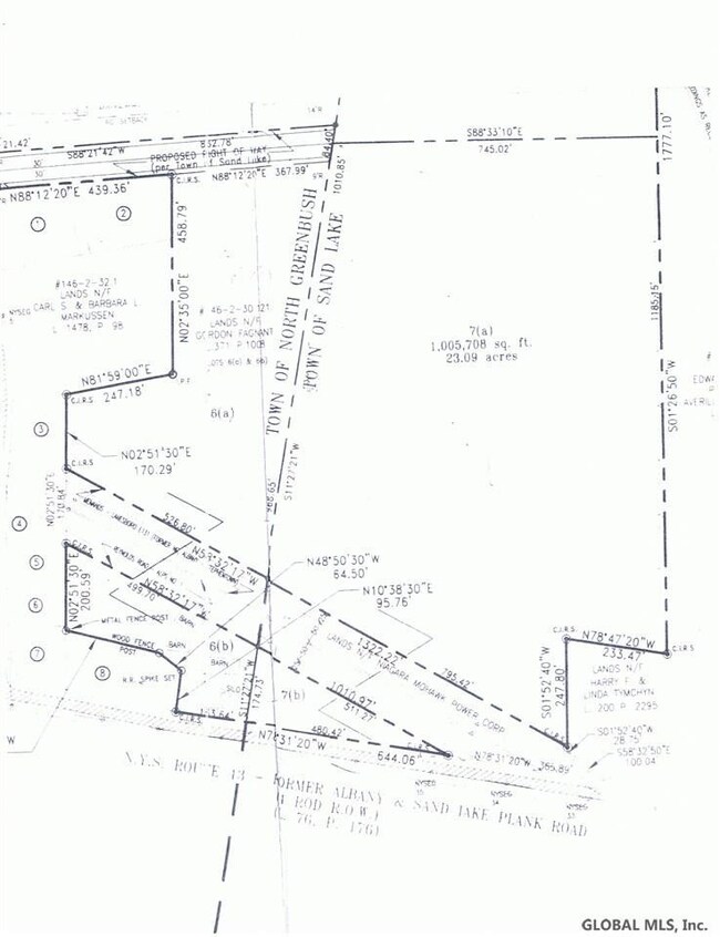 North Greenbush lot labeled 6a