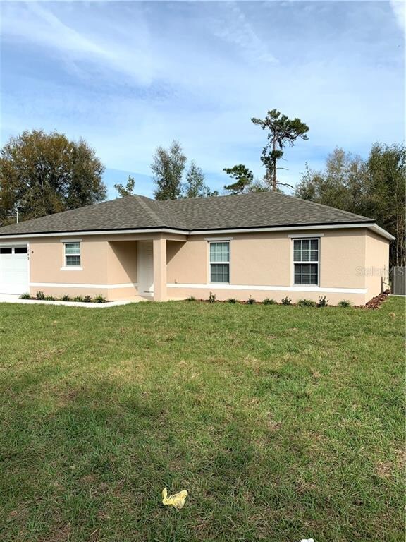 Your New Home has a large front yard and a large private back yard!