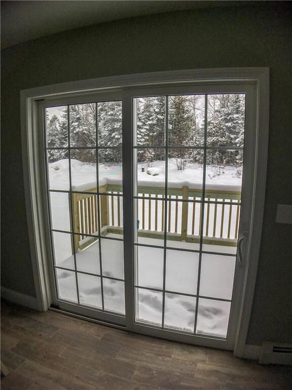 Back deck off of the dining area.