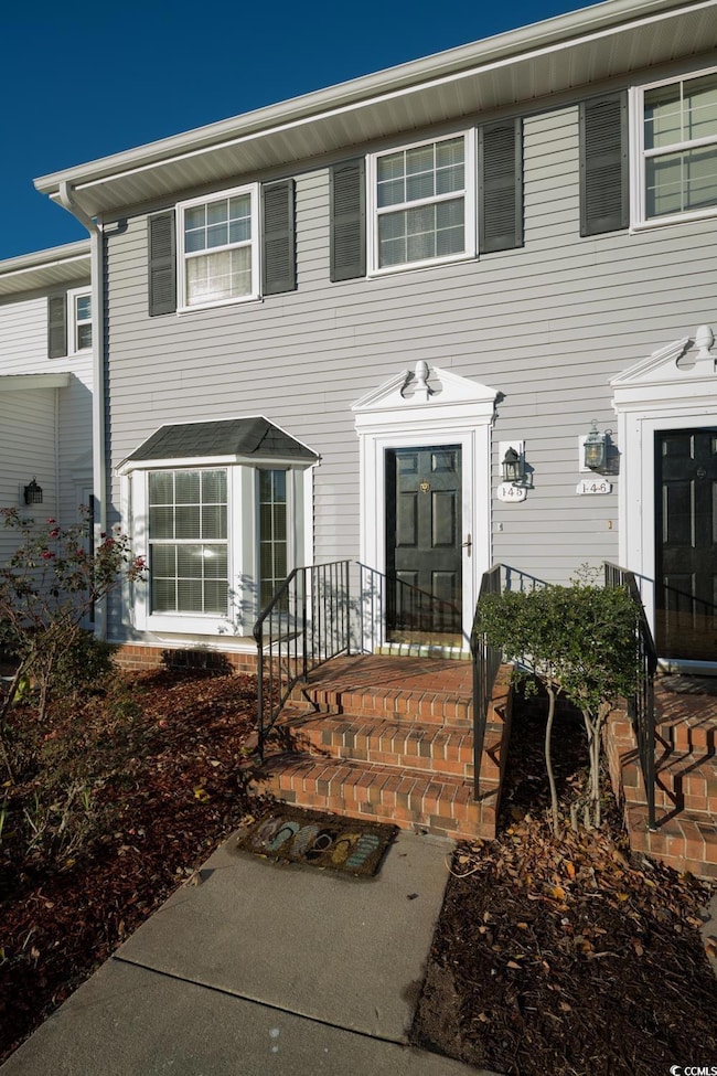 View of exterior entry