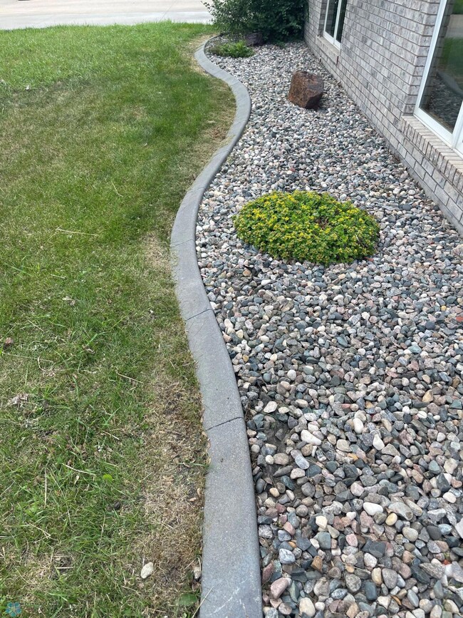 Poured Concrete Edging