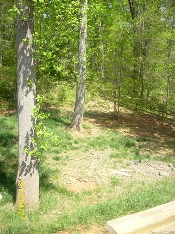 Overlooking the backyard from the wrap around deck