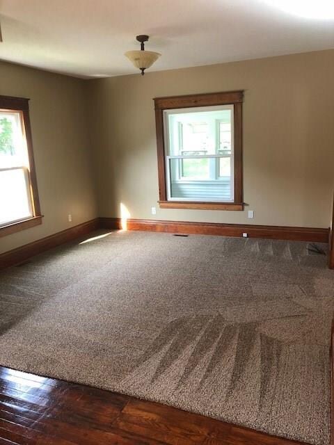 New carpet in living room and entire upstairs.
