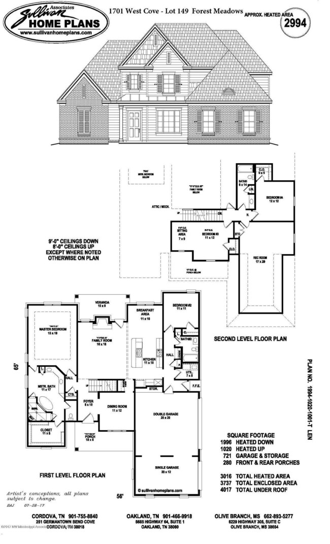 1701 West Cove - FM 149 - Floor Plan - P