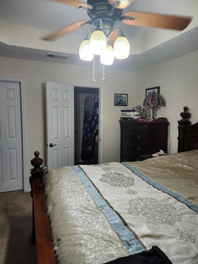 Master to bath and closet