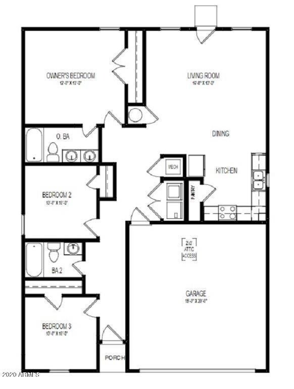 1202 2-Car - Floor Plan - BROCHURE - GRP