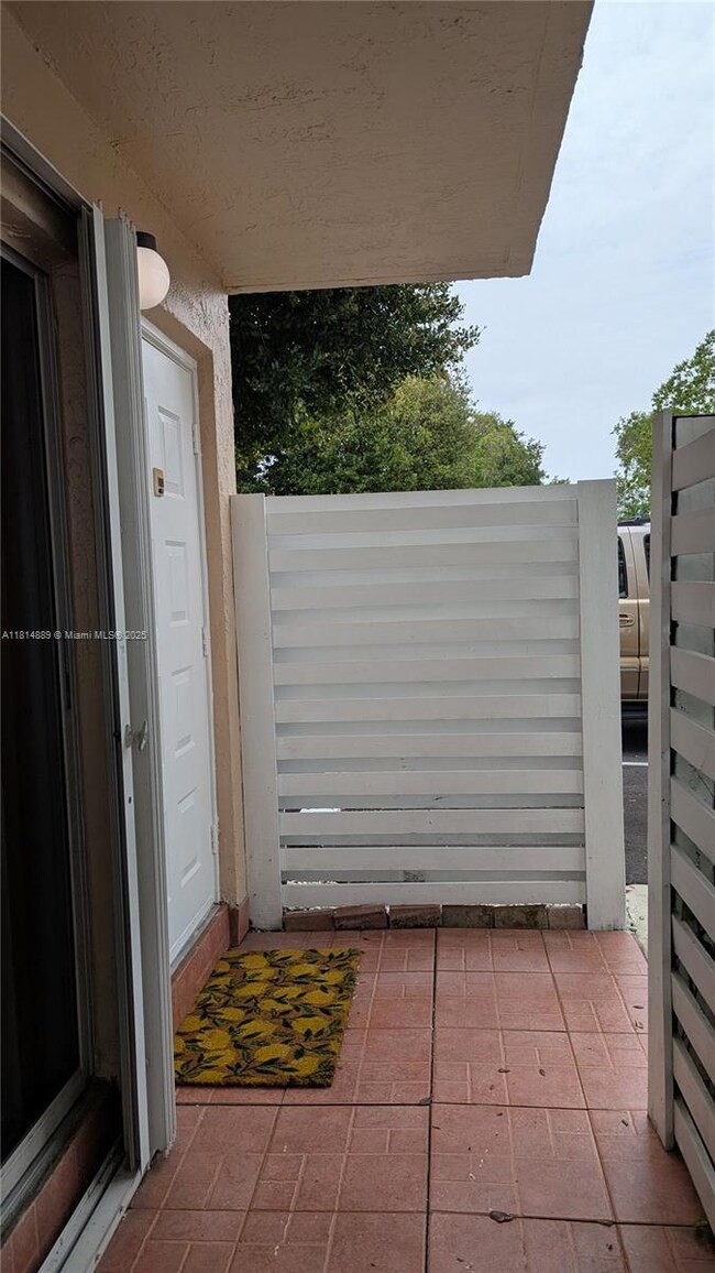 Private front porch
