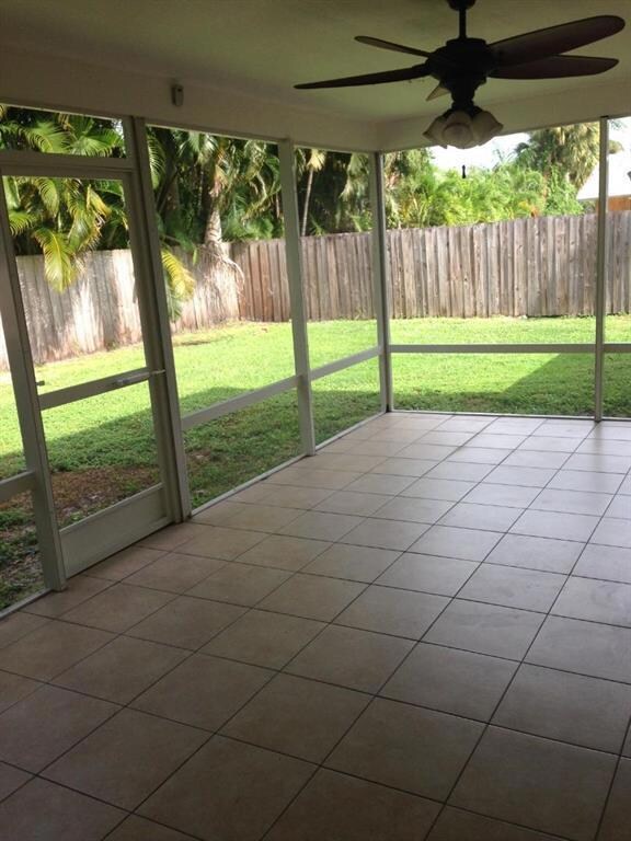 porch to NE yard
