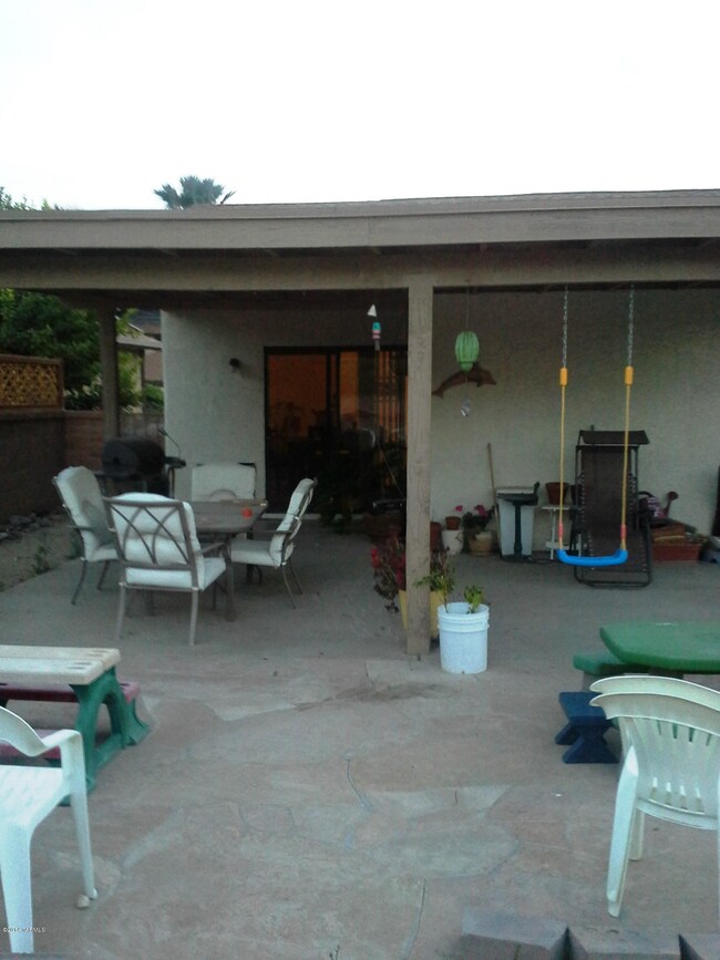 Back patio