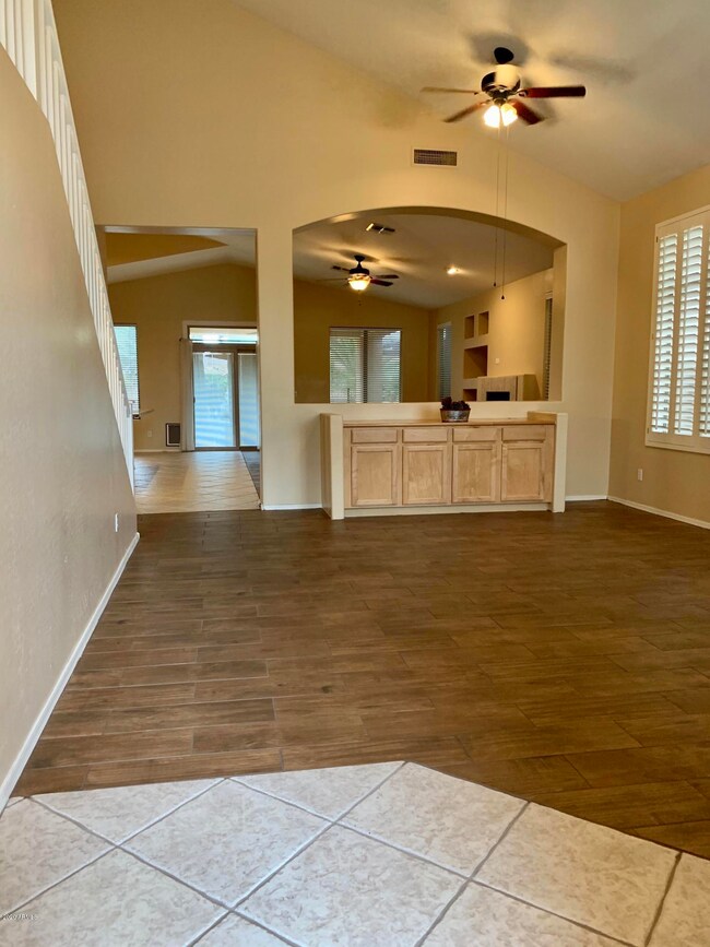 Entryway to formal area.