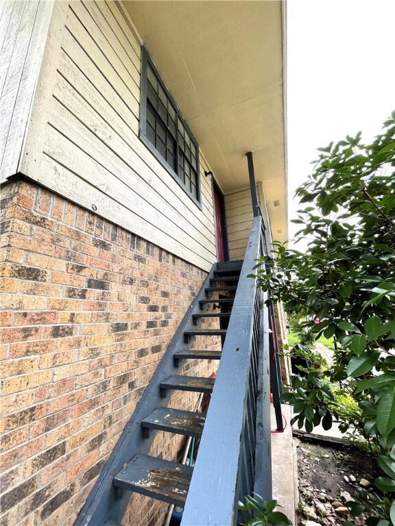 View of stairway