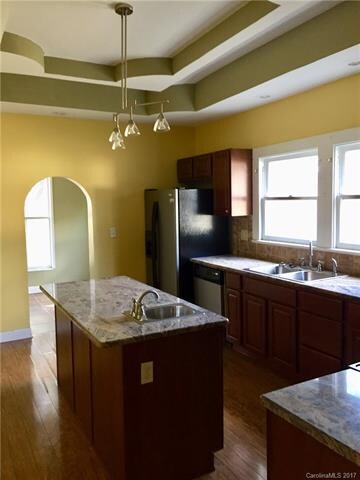 chefs kitchen w granite counters, stainless applia