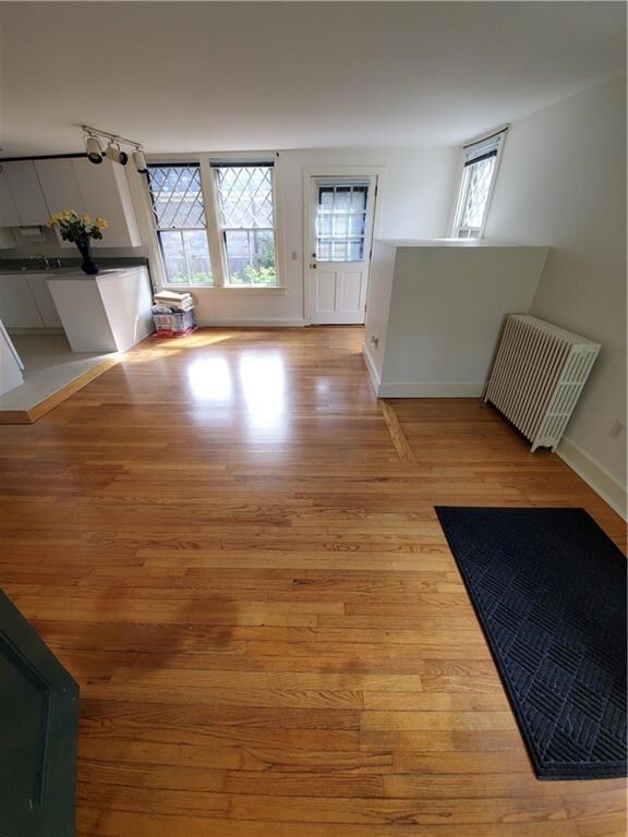 front entry/living room/dining area - hardwoods