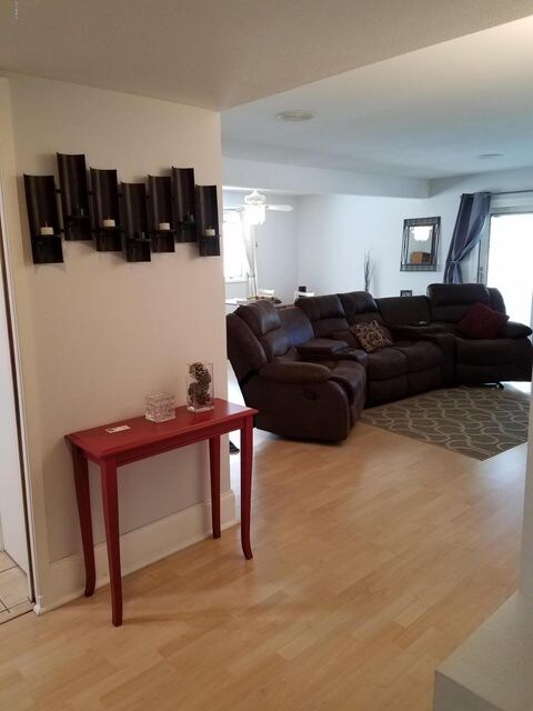 Looking from entry to great room