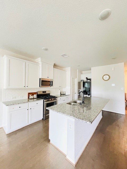 The kitchen provides plenty of room for all of the