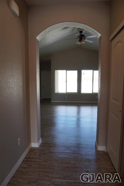 The Entry Hall with arches directs traffic to Livi